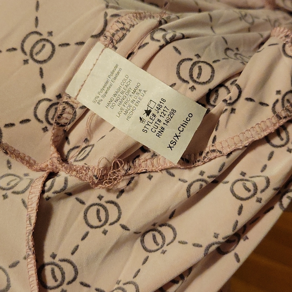 Fashionnova Designer Inspired Printed Pink Skinny Jumpsuit XS - Picture 7 of 7